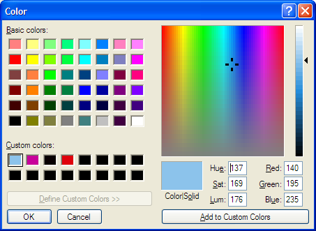 Background Colour Picker